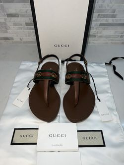 Gucci Nylon Web Lifford Jakarta Sandals 35