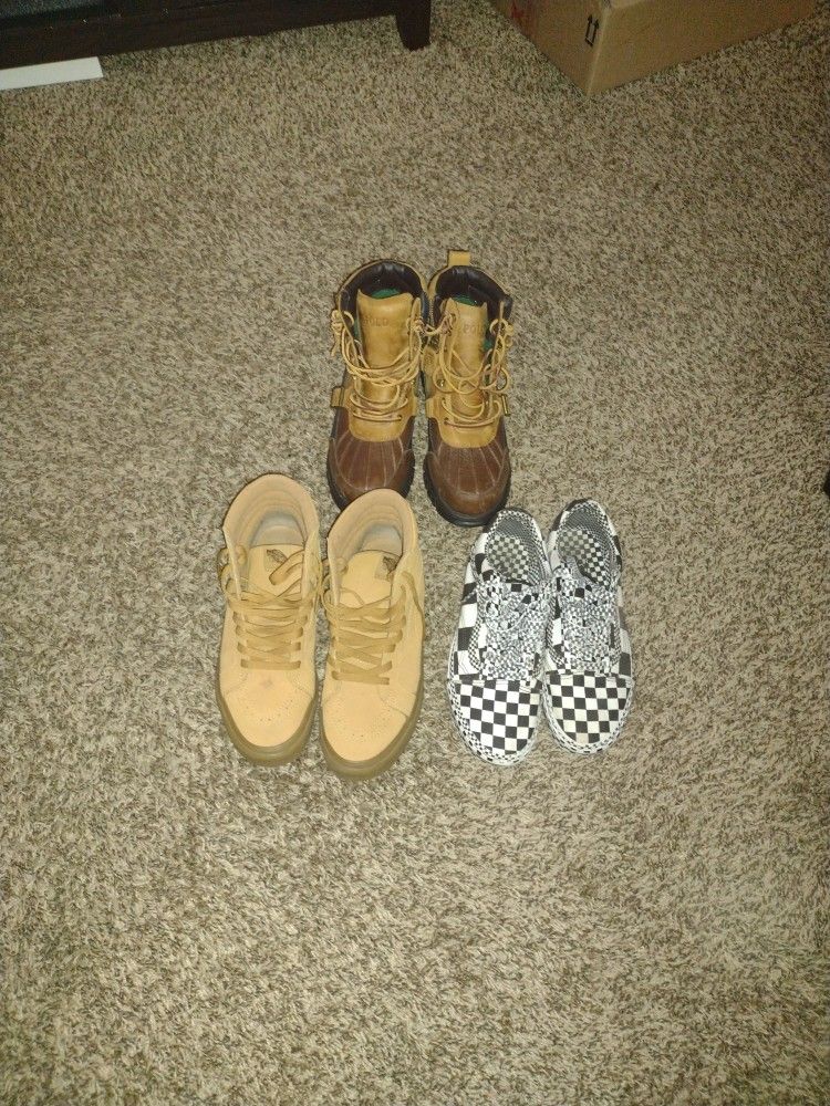 3 Pairs Of Shoes