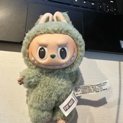 Authentic Macaron Labubu Green Grape