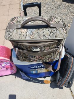 Overnight travel/makeup bag