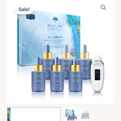 🔥  High Quality Below Zero Swiss Science Glacier Ice Skin Care Set with Device New Sealed. Face Beauty, Spa Treatment 😍 Retail 14K 