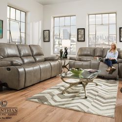 Leather Sofa And Love Seat