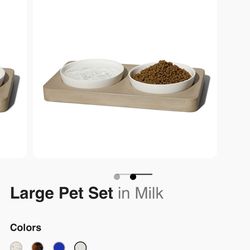 Felt + Fat x Heart and Paw Concrete Pet Bowl Base — Concrete Base Only