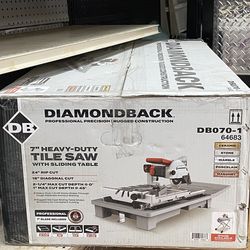Diamondback Tile Saw