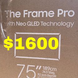 Samsung 75 The Frame Pro Tv