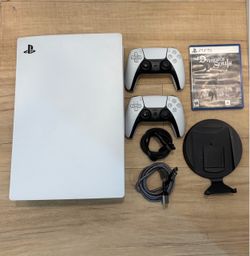 PS5 Disc Edition – Complete Gaming Bundle – 2 Controllers