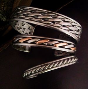 Photo Custom made Weld Bracelets.