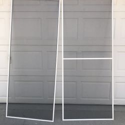 Door screens 30 1/4 x74 the other 31 x74