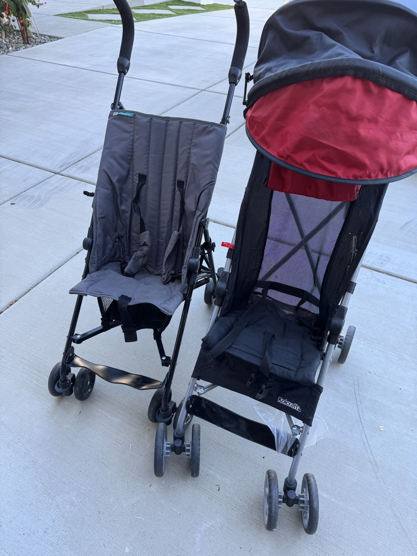 2 Working Toddler Strollers