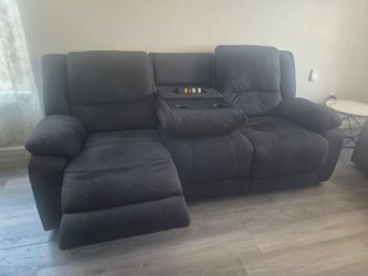 Sillones negros reclinables