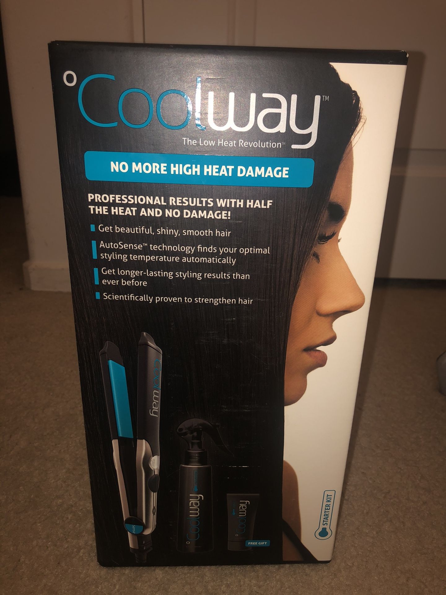 Brand new CoolWay hair straightener starter kit- MOVING. MUST GO