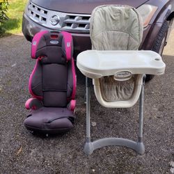 Car seat and high Chair