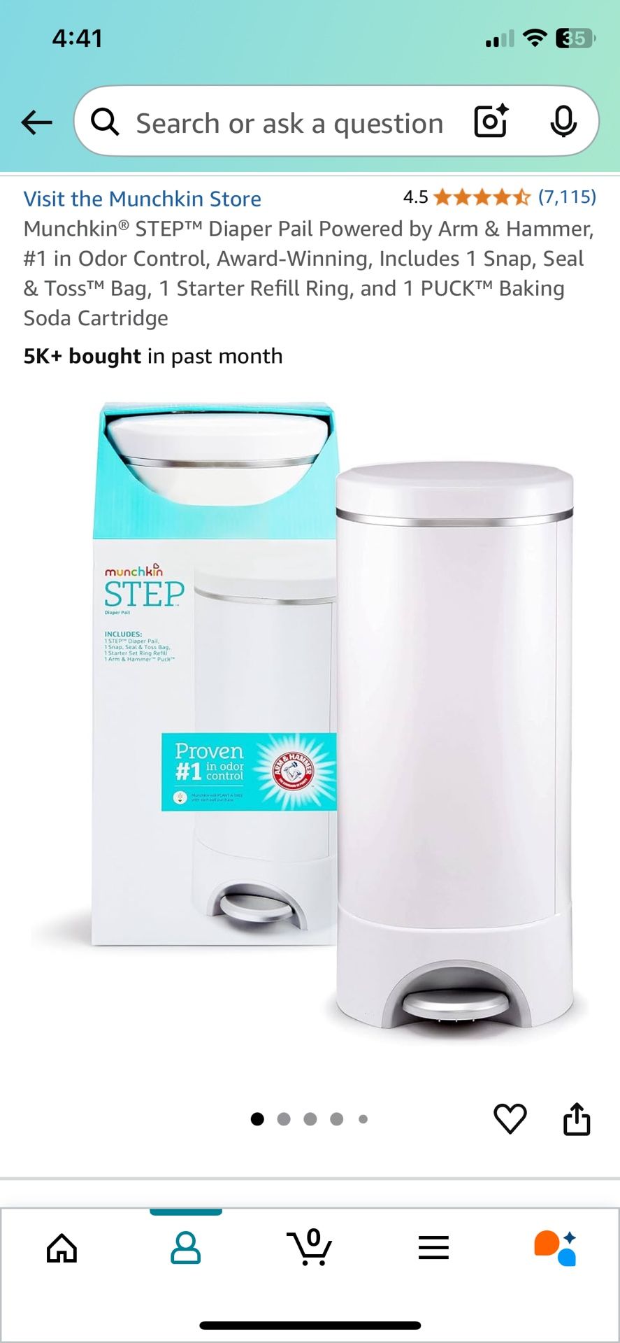 Diaper Munchkin Pail