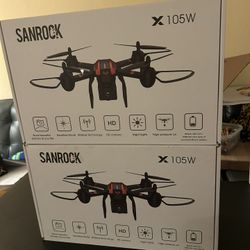 Sanrock Drone X105w X 105 W Brand New Sealed Each 