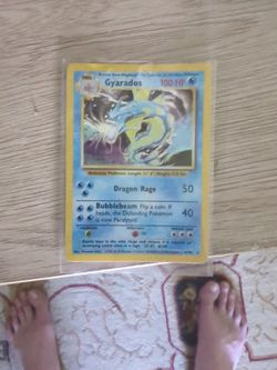  Mint Condition Number 6 Of 102 Shadowless Holographic Gyarados First Edition.