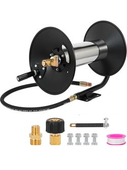 Pressure washer hose reel