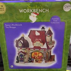 Santa's Workbench Toy Shop With Interior View