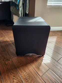 Klipsch-Active Subwoofer 12 Inch 300 Watt Powered Down Firing Sub Woofer Black