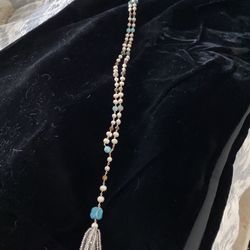 Semi precious Stone Costume 22” Necklace 