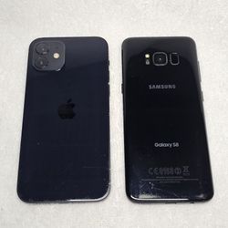 Iphone 12 And Galaxy S8 (FOR PARTS)