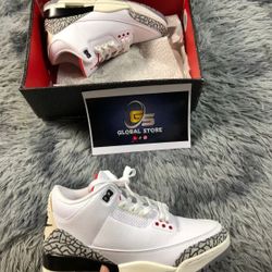 Air Jordan Retro 3 White Cement Size 8.5