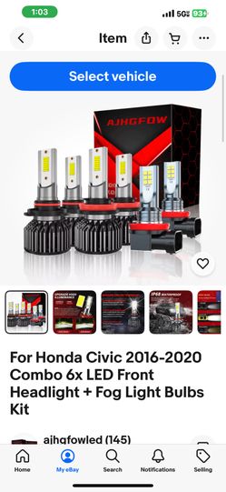 2016-2021 HONDA CIVIC LED LIGHTS