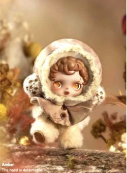 SKULLPANDA L’impressionnisme AMBER Collector Plush Figure Keychain Pop Mart W/ Card Box LK NEW
