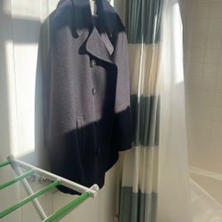 Vintage Pea Coat -real Melton Wool - men’s size small