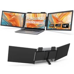 Laptop Screen Extender - 14 Inch Triple Portable