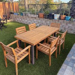 Outdoor wood Patio Set🔺Great Condition 🔺