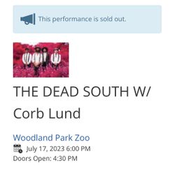 Dead South Tickets