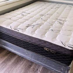 Ck Bamboo Plush Comfort Europillow Top 12inch Mattress!!