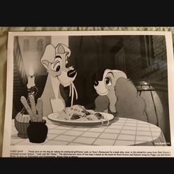 Vintage Disney Press Release Pictures 