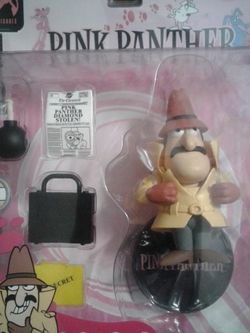 Rare:Pink Panther Inspector Clouseau Figure Palisades Toys New 2004