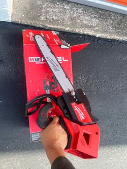 M18 FUEL 14 in. 18V Lithium-Ion Brushless Cordless Battery Top Handle Chainsaw (Tool Only)