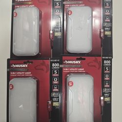 Husky 800 Lumens 5 Modes Magnetic Rechargeable Light 