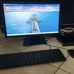 Win11 Desktop Computer - Including Monitor Keyboard Mouse.    Same OS on laptop and tablet