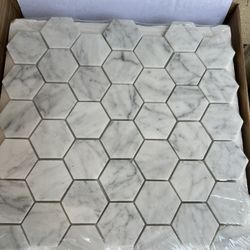 Hexagon Carrera Marble