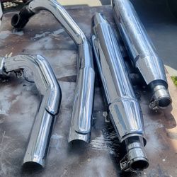 Yamaha V-Star 5EL5 Dual Exhaust Muffler!