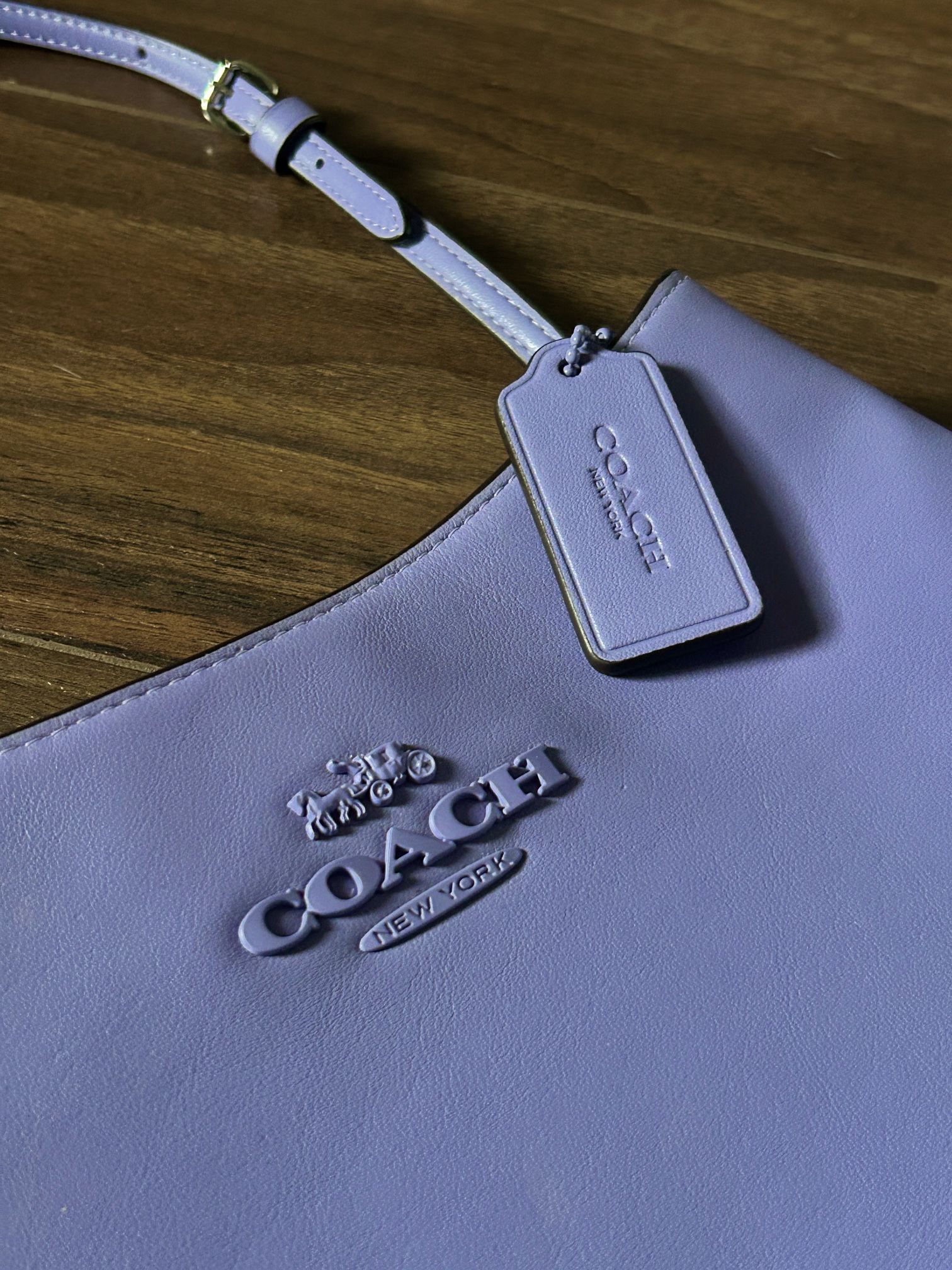 Lilac Coach purse