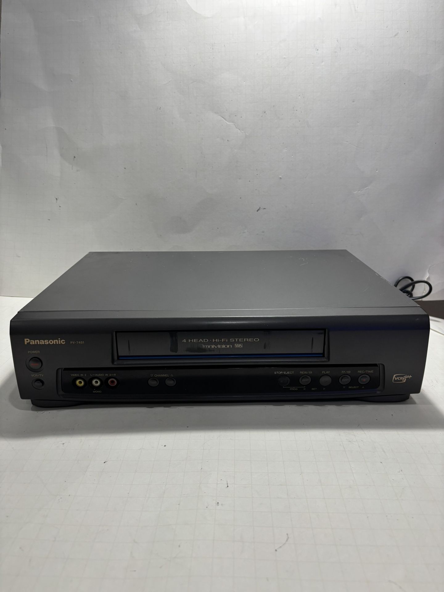 Panasonic VCR VHS Player PV-7451 Blue Line