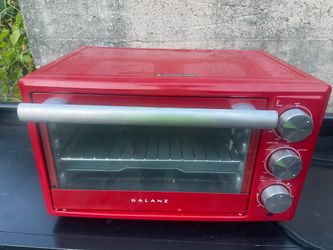 Galanz 0.9 cu.ft. Retro Manual Toaster Oven , Hot Rod Red