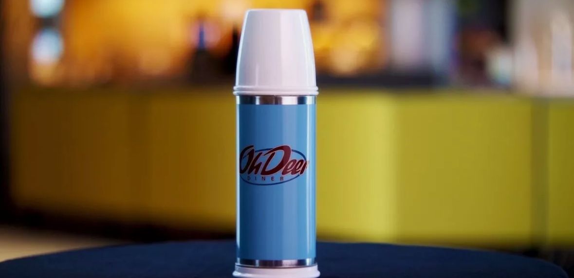 Oh Deer Diner Thermos by Airam (Alan Wake II) IN HAND