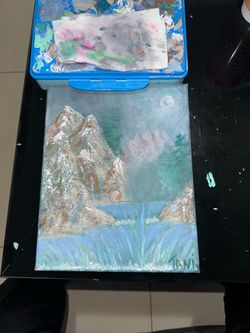 Mountain painting