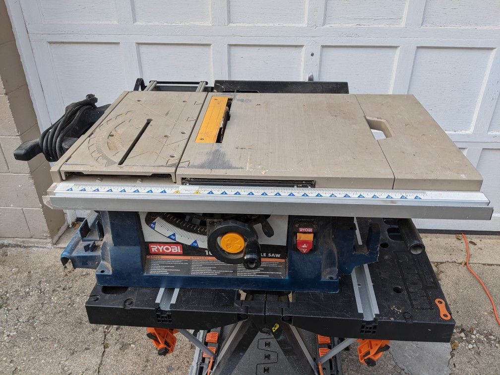 Ryobi BTS21 10" Table Saw for Sale in Barrington, IL OfferUp