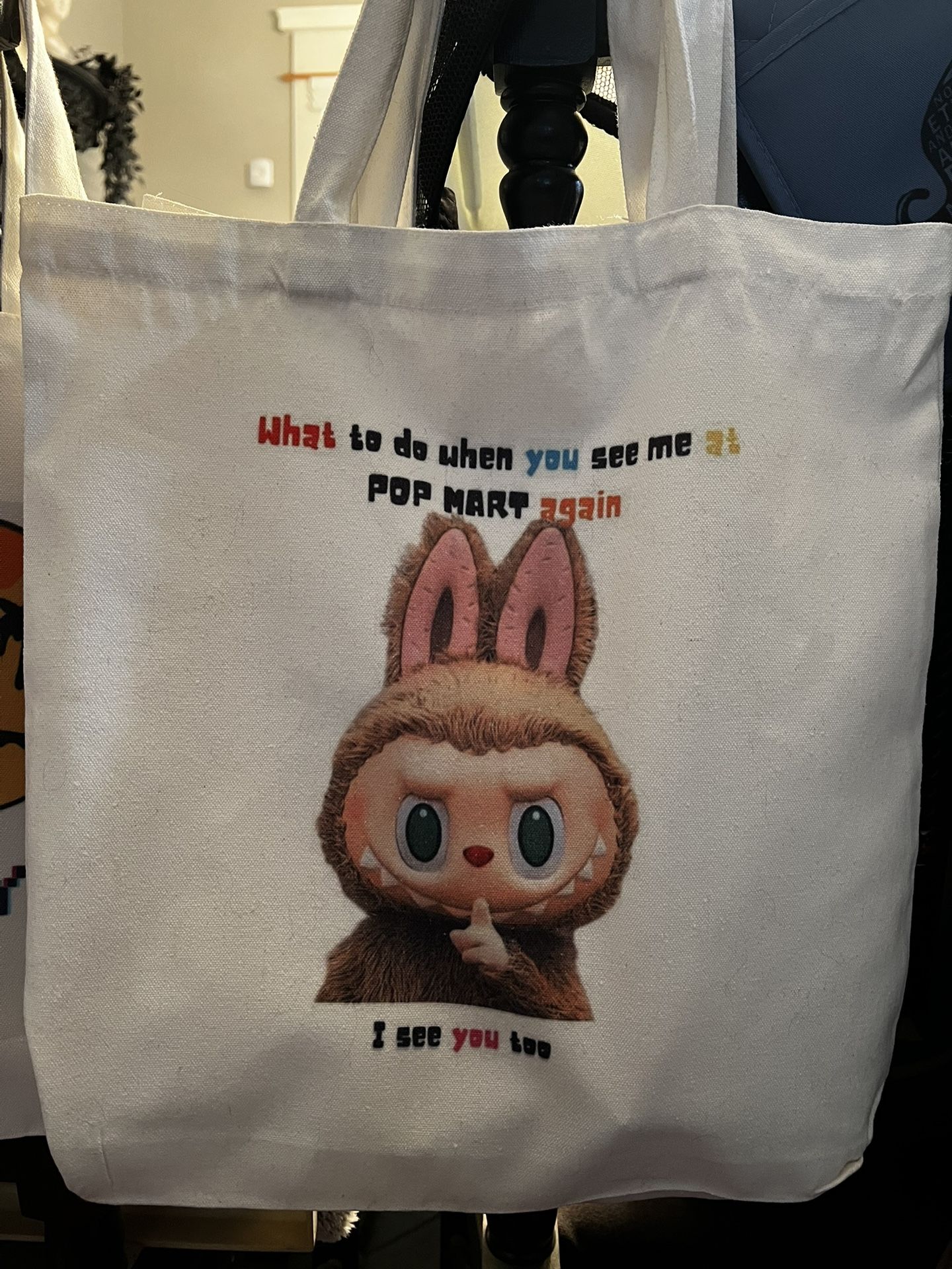 Tote Bag With Labubu