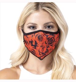 FREE Gift w/ Purchase! NEW! Red Roses Face Mask