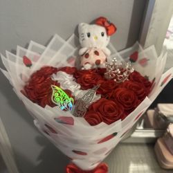 valentines gift bouquet swllimg for $35.00