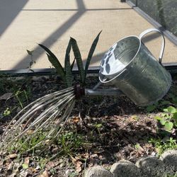 Yard Art Watering Can