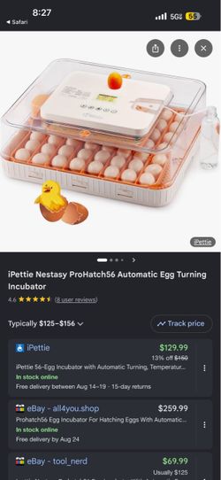 IPETTIE NESTASY ProHatch56 INCUBATOR